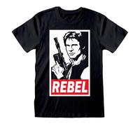 Star Wars T-Shirt for Adults Han Solo Tshirt Movie T-Shirts Official Merch