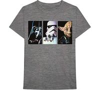Star Wars - T-Shirt # M Unisex Grey # Tri Vhs Art