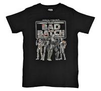 Star Wars T Shirt The Bad Batch Nuovo Ufficiale Uomo Nero Size L