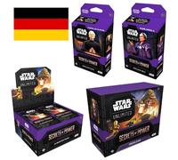 STAR WARS TCG Booster Box + Prerelease + 2x Deck SECRETS OF POWER - GERMAN DE
