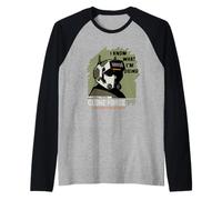 Star Wars The Bad Batch Tech Quote "I Know What I'm Doing" Maglia con Maniche Raglan