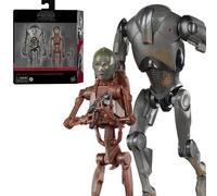 Star Wars The Black Serie C-3PO & Super Battaglia Droid 6-Inch Action Figures