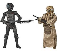 Star Wars The Black Series - 4-LOM e Zuckuss (Pack da 2 action figure 15 cm da collezione, ispirato al film Star Wars: L'Impero colpisce ancora)