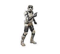 Star Wars The Black Series, Carbonized Collection, action figure giocattolo di uno Scout Trooper in scala da 15 cm, ispirata alla serie The Mandalorian, per bambini dai 4 anni in su