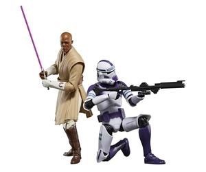 STAR WARS The Black Series Mace Windu & 187th Legion Clone Trooper da 6 pollici, set di action figure Clones of The Republic (G0212)