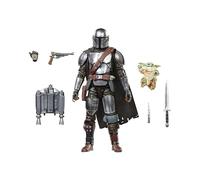 Star Wars Hasbro The Black Series, Il Mandaloriano e Grogu, action figure deluxe collezionabile, 15 cm, The Mandalorian & Grogu, regalo