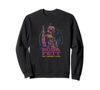 Star Wars The Book Of Boba Fett Galactic Neon Poster Felpa