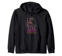 Star Wars The Book Of Boba Fett Galactic Neon Poster Felpa con Cappuccio