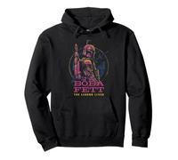 Star Wars The Book Of Boba Fett Galactic Neon Poster Felpa con Cappuccio