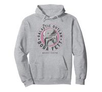 Star Wars The Book Of Boba Fett Helmet Galactic Outlaw Logo Felpa con Cappuccio