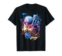 Star Wars: The Clone Wars Ahsoka & Rex Triangle Portrait Maglietta