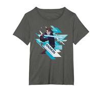 Star Wars The Clone Wars General Anakin Skywalker Jedi Maglietta, Donna Plus-Size, Asfalto, 6X