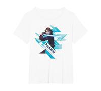 Star Wars The Clone Wars General Anakin Skywalker Jedi Maglietta, Donna Plus-Size, Bianco, 2X