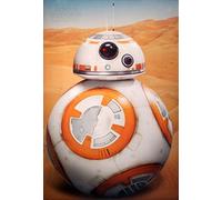 Star Wars The Force Awakens BB-8-Maxi Poster, in Legno, Colore: Multicolore