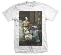 Star Wars The Force Awakens Tre Robot T-Shirt - BB-8 C3-PO R2-D2