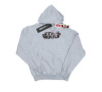 Star Wars The Last Jedi Felpa con Cappuccio Logo Spray Ragazzi (BI12566)