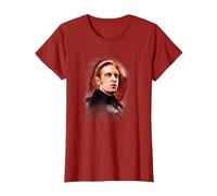 Star Wars The Last Jedi General Hux Brushed Maglietta, Donna, Mirtillo Rosso, S