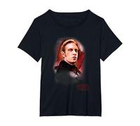 Star Wars The Last Jedi General Hux Brushed Maglietta, Donna Plus-Size, Nero, 5X