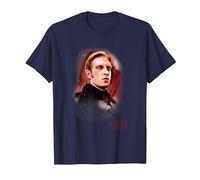 Star Wars The Last Jedi General Hux Brushed Maglietta, Uomo, Navy, 4XL