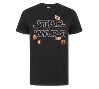 Star Wars The Last Jedi - Maglietta a maniche corte con logo - Uomo (NS4398)