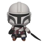 Star Wars The Mandalorian 3d Magnet Mando Con Darksaber Con Figure Int.