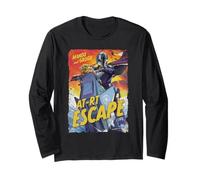 Star Wars The Mandalorian And Grogu Movie Mando AT-RT Escape Maglia a Manica