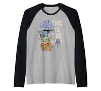 Star Wars The Mandalorian And Grogu This is The Way Graphic Maglia con Maniche Raglan