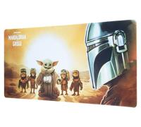 Grupo Erik Tappetino Mouse XXL Mandalorian e Grogu - Tappetino Scrivania Impermeabile e Antiscivolo 80x35cm | Mousepad, Accessori Gaming per Scrivania