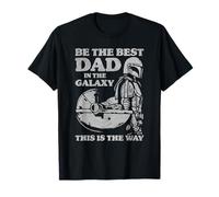 Star Wars The Mandalorian And The Child Father's Day Best Maglietta