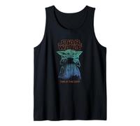 Star Wars: The Mandalorian Baby Yoda Holding Cup Color Faded Canotta