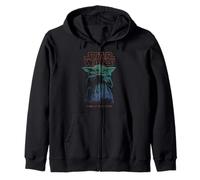 Star Wars: The Mandalorian Baby Yoda Holding Cup Color Faded Felpa con Cappuccio
