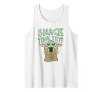 Star Wars: The Mandalorian Baby Yoda Snack Time Yet? Cute Canotta