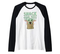 Star Wars: The Mandalorian Baby Yoda Snack Time Yet? Cute Maglia con Maniche Raglan