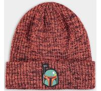 Star Wars: The Mandalorian - Boba Fett - Boys Turn-Up Beanie Orange (Berretto)