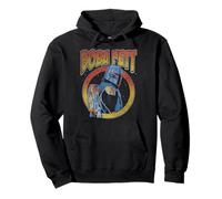 Star Wars: The Mandalorian Boba Fett Vintage Side Profile Felpa con Cappuccio