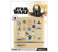 Star Wars The Mandalorian - Bounty Hunter Unisex Magnete Frigo Multicolore, Plastica,