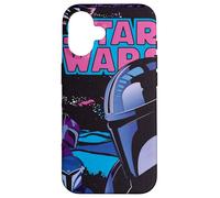 Star Wars The Mandalorian Bounty Hunters Retro Fumetto Custodia per iPhone 16