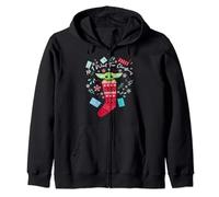 Star Wars The Mandalorian Buon Natale Grogu Stocking Stuffer Felpa con Cappuccio