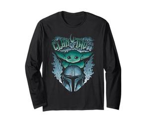 Star Wars The Mandalorian Clan of Two Metal Band Maglia a Manica