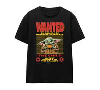 Star Wars The Mandalorian Cutest Bounty Wanted Maglietta Grogu Manica (TV33605)