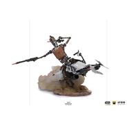 Star Wars The Mandalorian Deluxe Art Scale Statua 1/10 Ig-11 e Il Bambino (Grogr