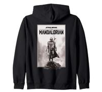 Star Wars The Mandalorian Desert Poster Felpa con Cappuccio