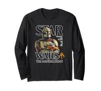 Star Wars: The Mandalorian Din Djarin & Grogu I Go, He Goes Maglia a Manica