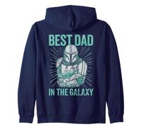 Star Wars The Mandalorian Father's Day Best Dad Felpa con Cappuccio