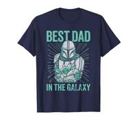 Star Wars The Mandalorian Father's Day Best Dad Maglietta