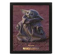 Star Wars: The Mandalorian Framed 3D Effect Poster Pack Grogu 26 X 20 Cm (3) Pyr