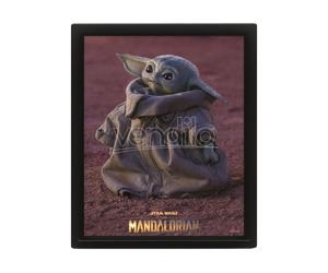 Star Wars: The Mandalorian Framed 3D Effect Poster Pack Grogu 26 X 20 Cm (3) Pyramid International