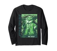 Star Wars The Mandalorian Green Grogu Maglia a Manica