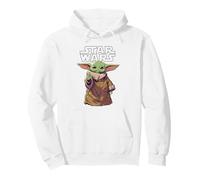Star Wars The Mandalorian Grogu Calm Felpa con Cappuccio