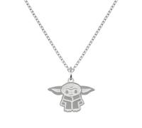Star Wars The Mandalorian - Grogu Donna Collana colore argento argento 925